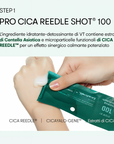 VT PRO CICA REEDLE SHOT 100 2-STUFIGE HYDROGELMASKE