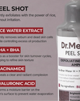 DR.MELAXIN PEEL SHOT Peeling-Ampulle mit schwarzem Reis