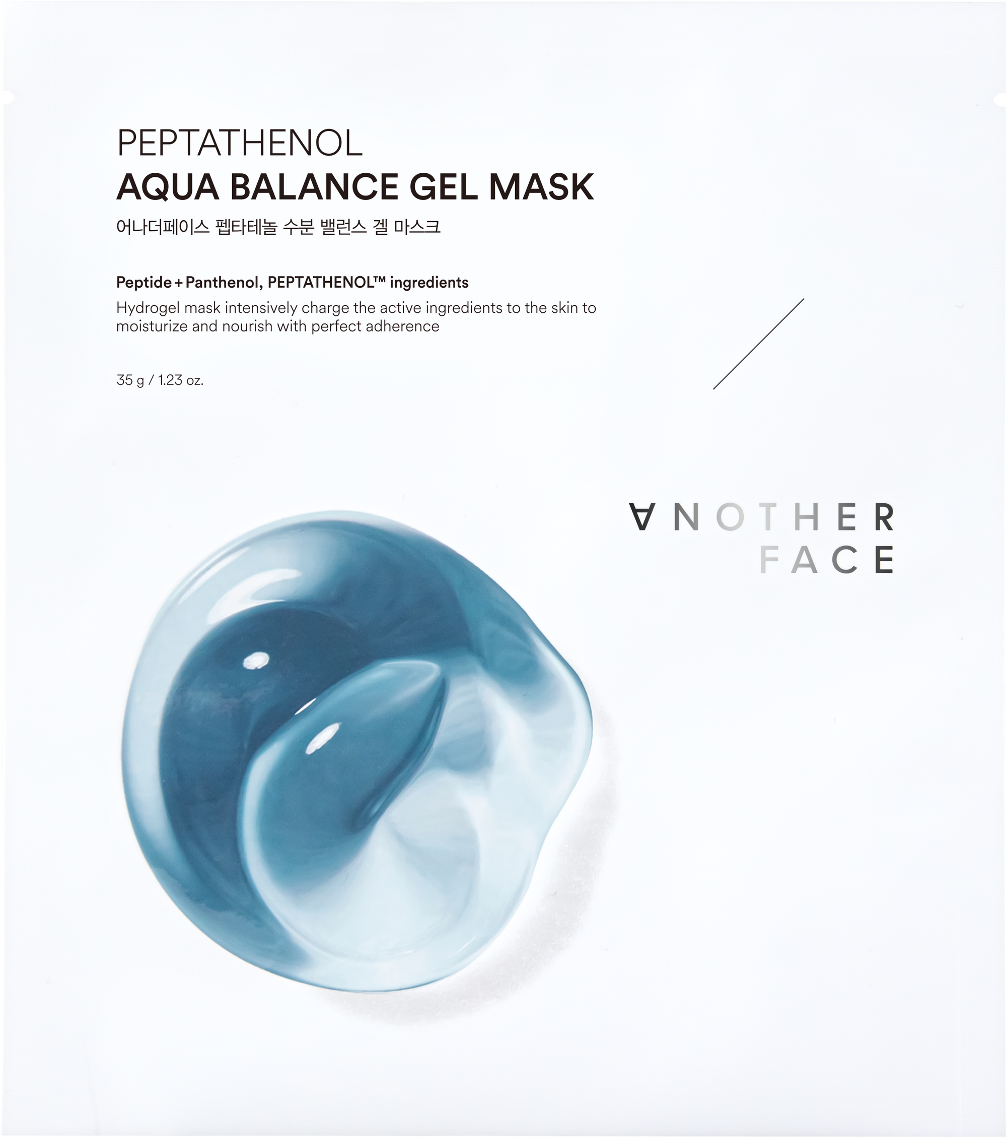 ANOTHER FACE PEPTATHENOL AQUA BALANCE GELMASKE (4 Stück)