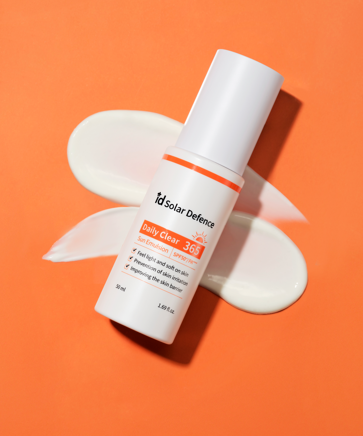 idPLACOSMETICS SOLAR DEFENSE DAILY CLEAR 365 SUN EMULSION SPF50+/ PA++++