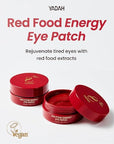 YADAH RED FOOD ENERGY EYE PATCH