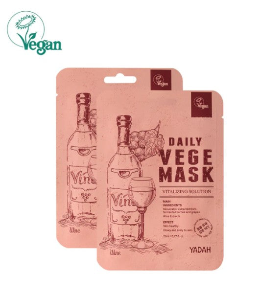 YADAH DAILY VEGE MASKE-WEIN 1 STK