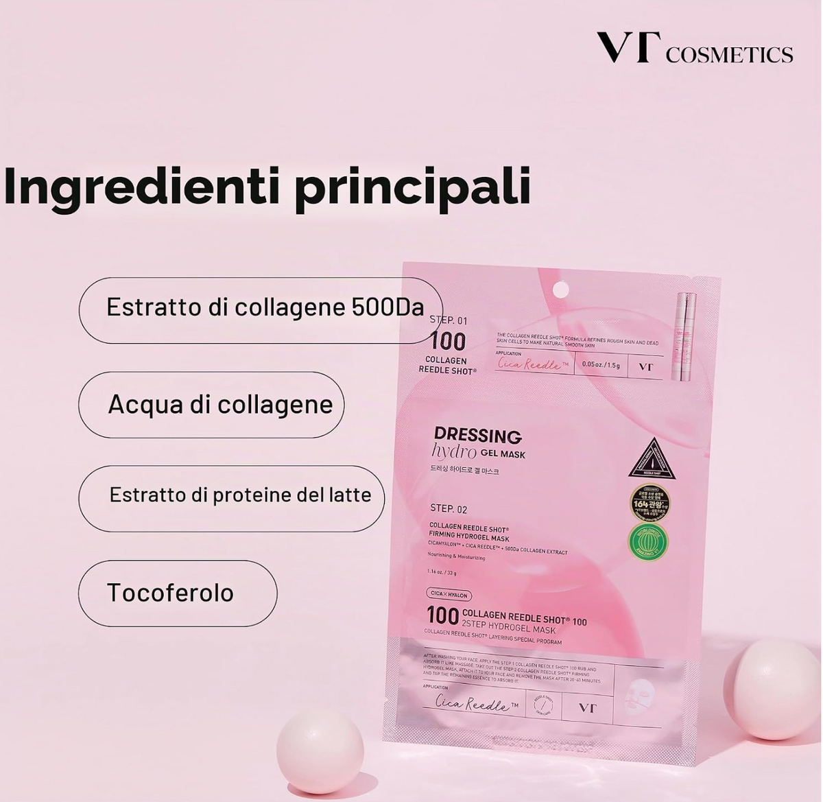 VT Collagen Reedle Shot 100 2-Stufen Hydrogelmaske