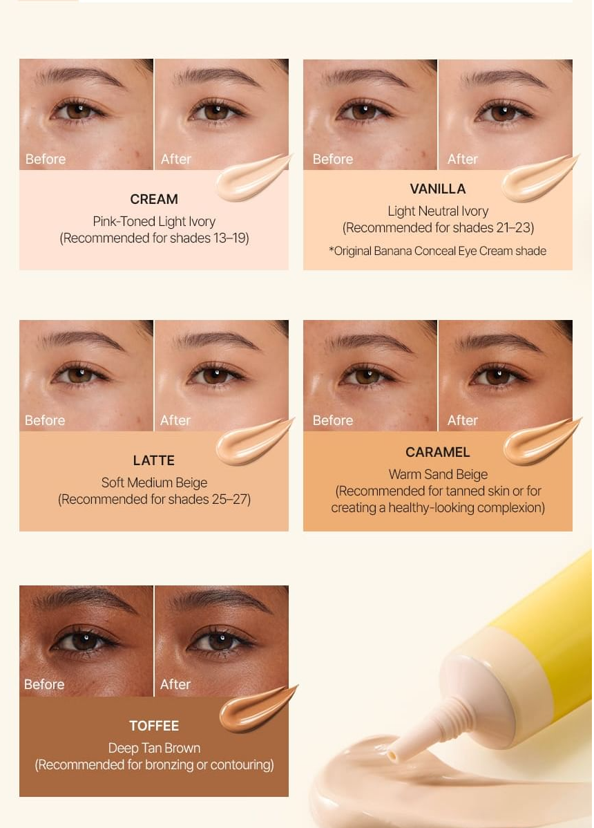 shaishaishai BANANA Conceal Augencreme