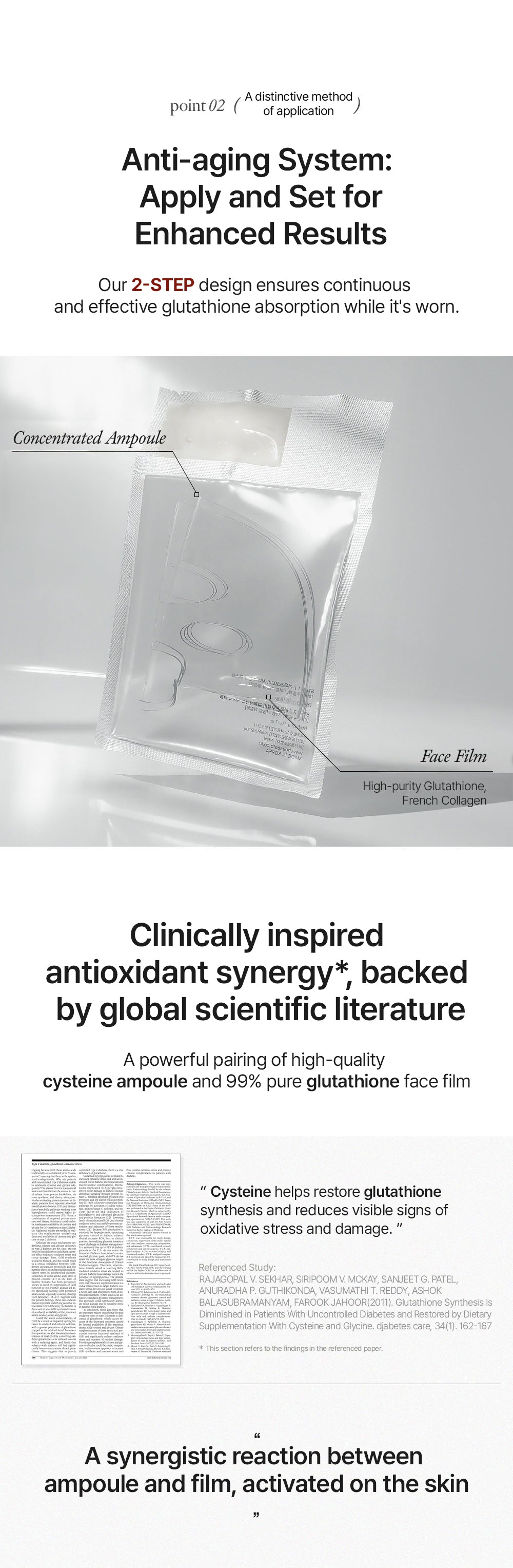 House of B Glutathion-Gesichtsfilm (3 Stück)