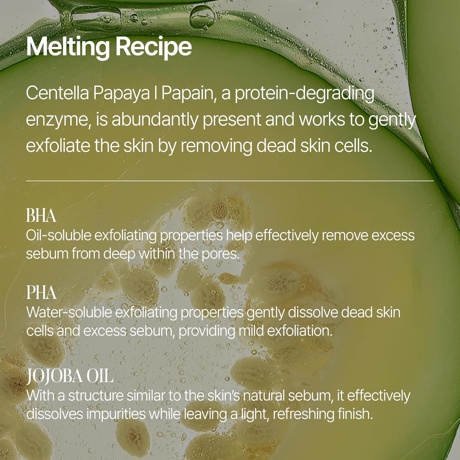 shaishaishai GREEN PAPAYA Poren tiefenreinigender Balsam