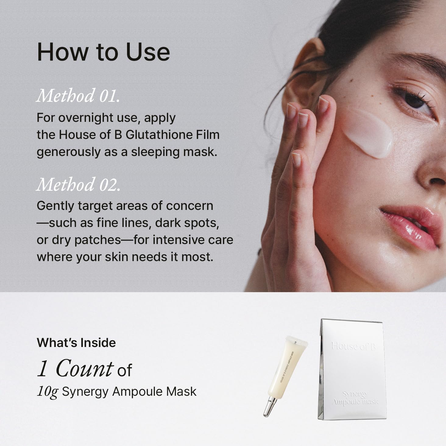 House of B Glutathion-Synergie-Ampullenmaske