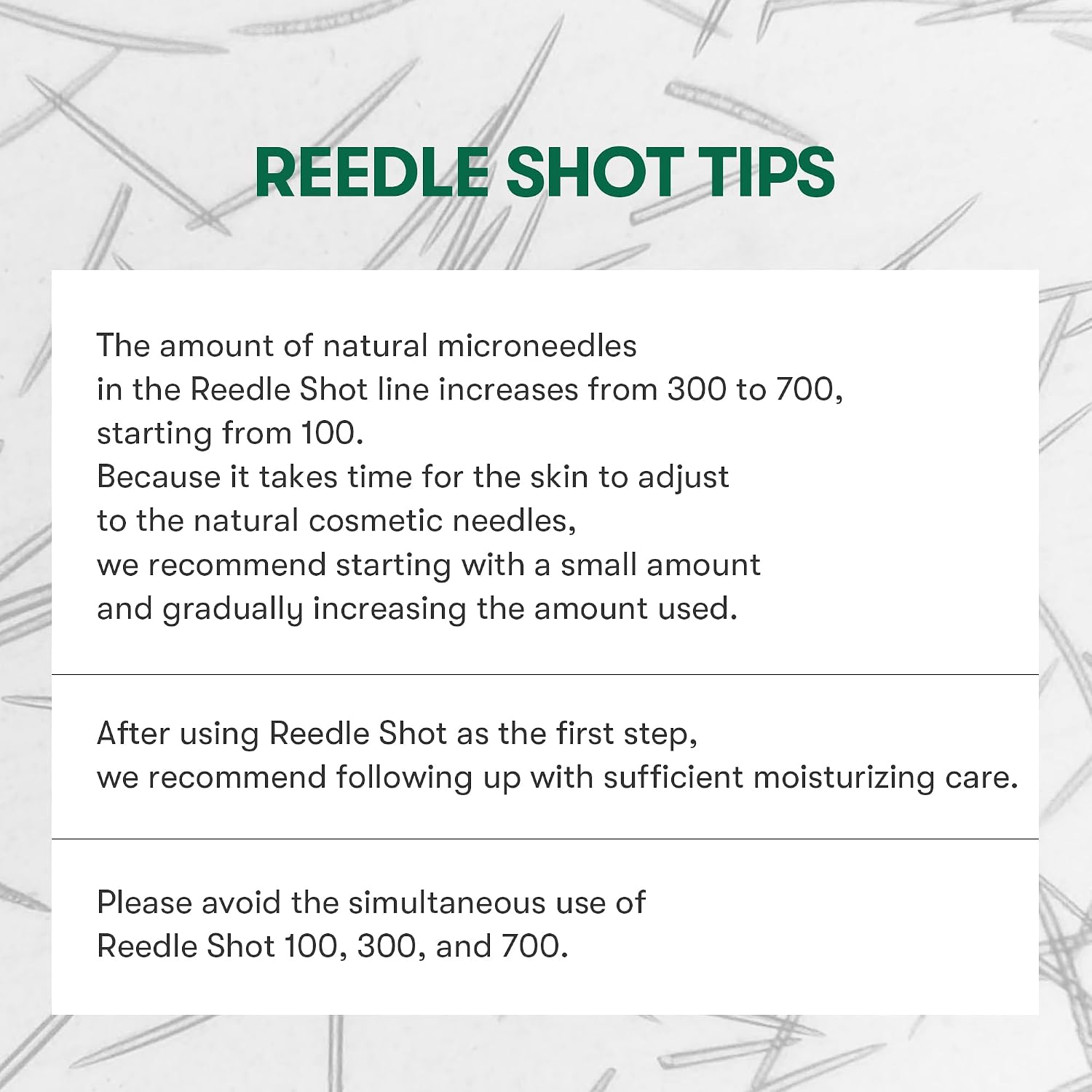 VT PRO CICA REEDLE SHOT 100