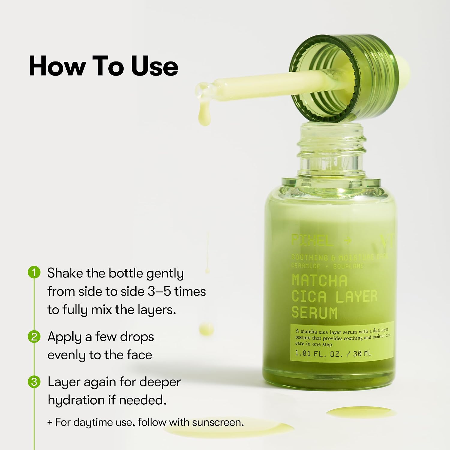 VT MATCHA CICA LAYER SERUM