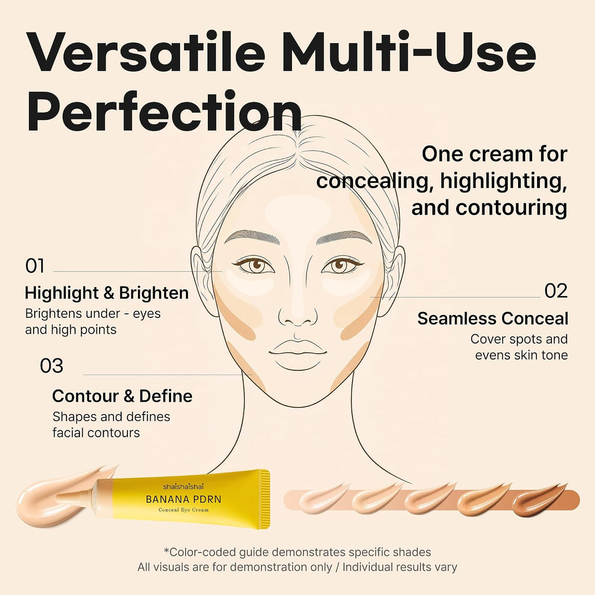 shaishaishai BANANA Conceal Augencreme