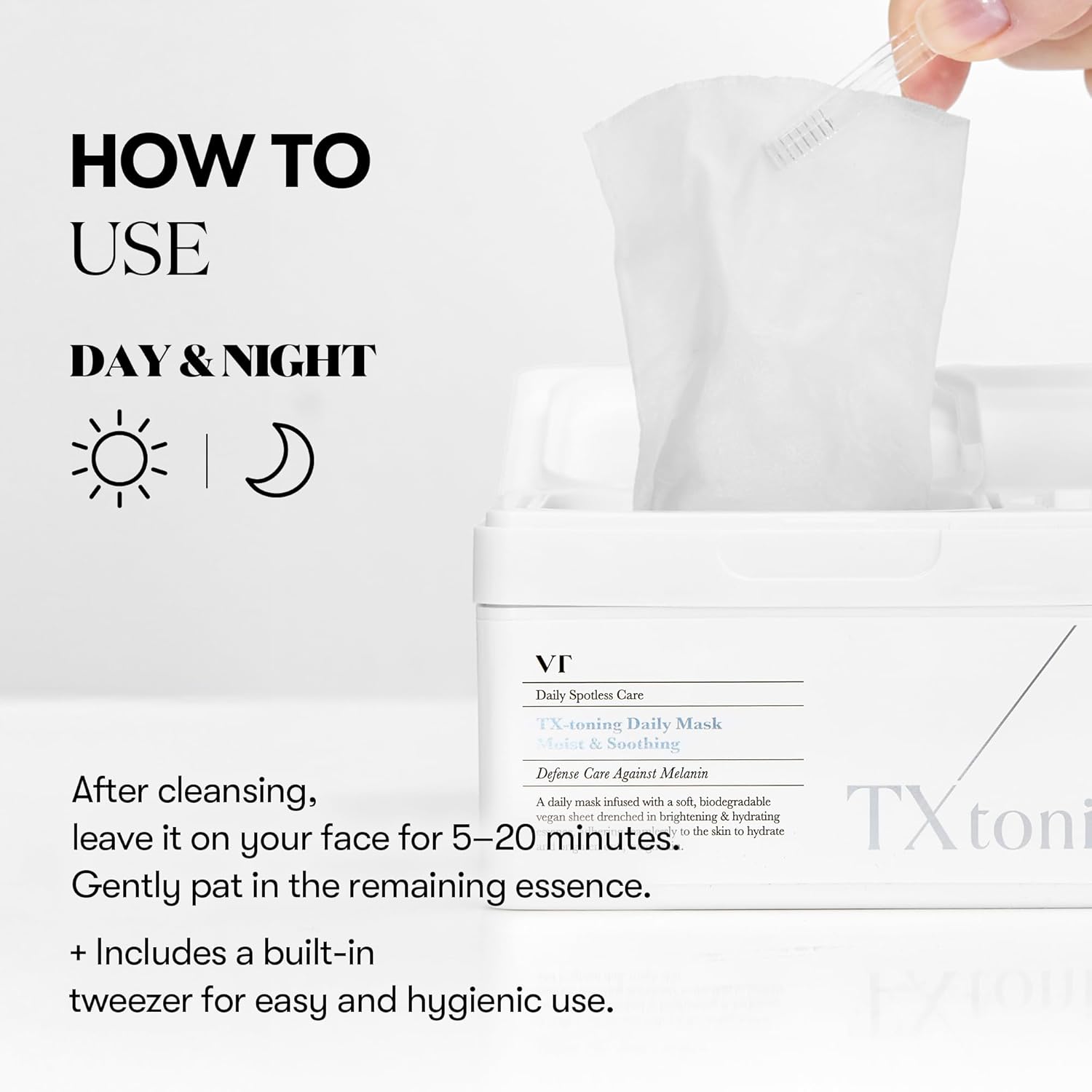 VT TX-TONING TÄGLICHE MASKE (30 STÜCK)
