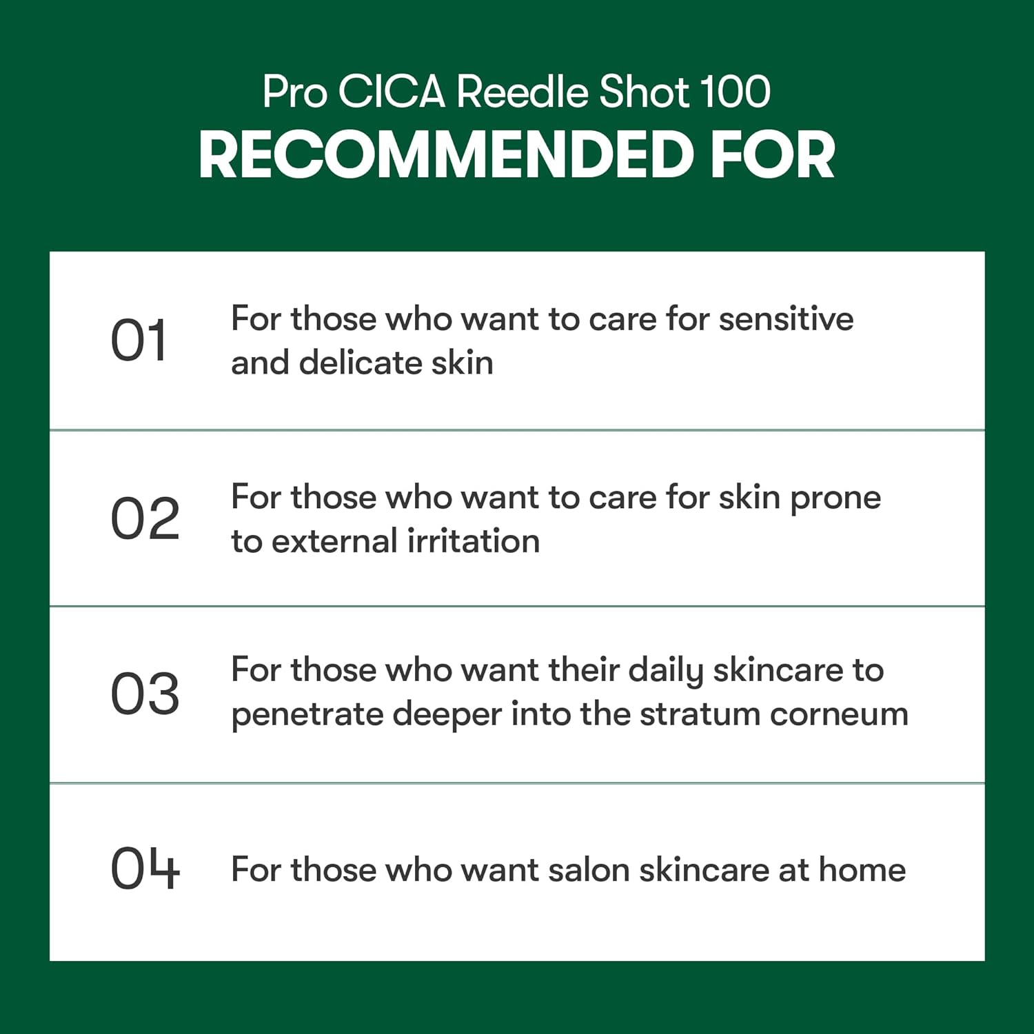 VT PRO CICA REEDLE SHOT 100