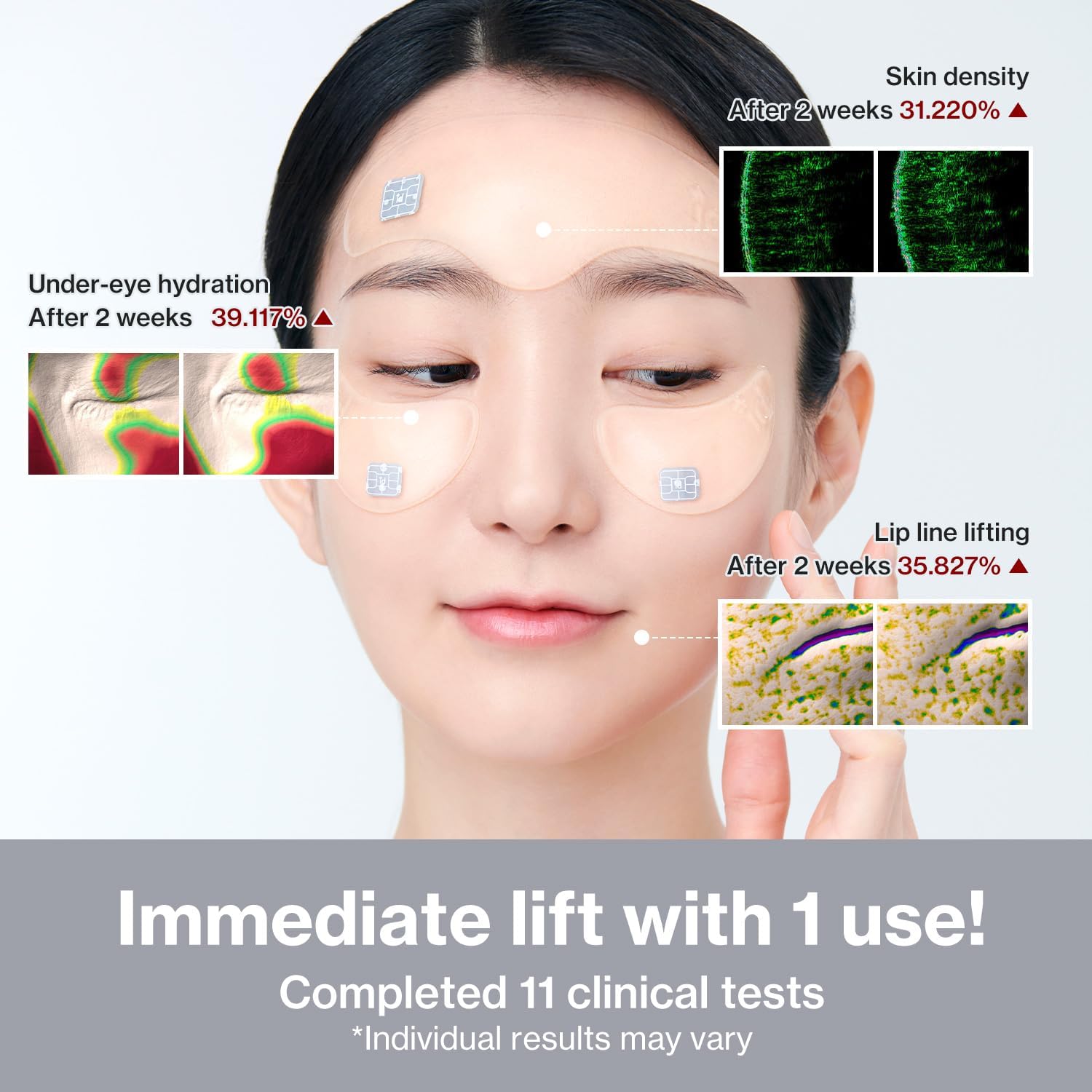 idPLACOSMETICS FACE FIT PLUS PATCH V3 (4 Stück)
