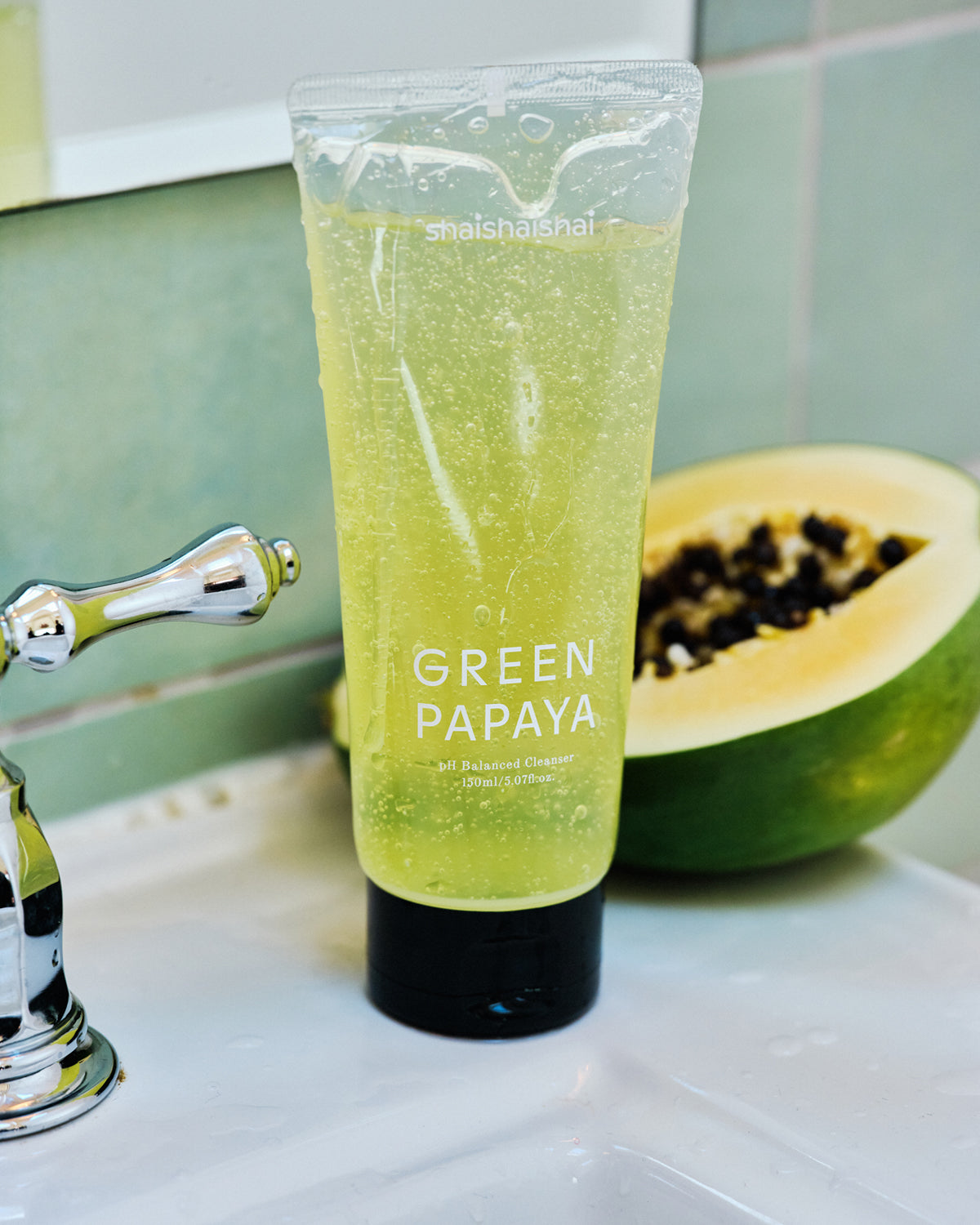shaishaishai GREEN PAPAYA pH-balancierter Reiniger