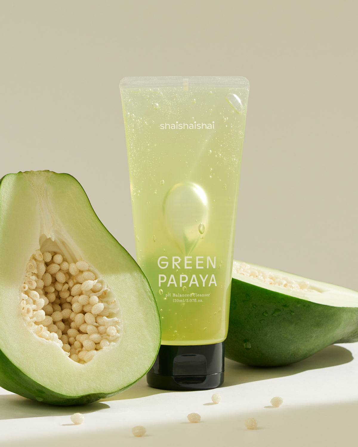 shaishaishai GREEN PAPAYA pH-balancierter Reiniger