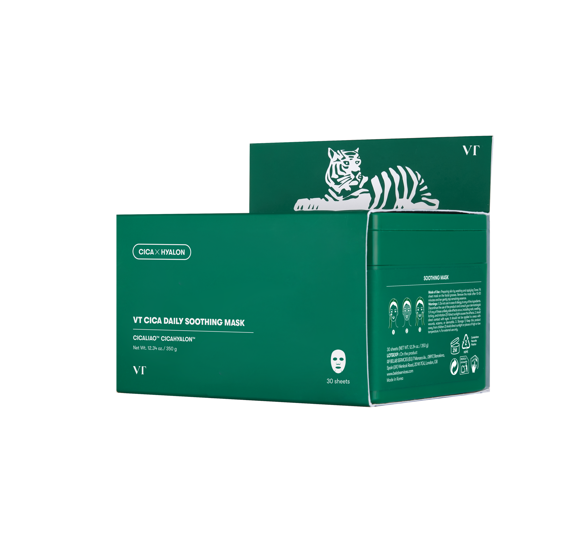 VT CICA TÄGLICHE BERUHIGENDE MASKE (30 Stück)
