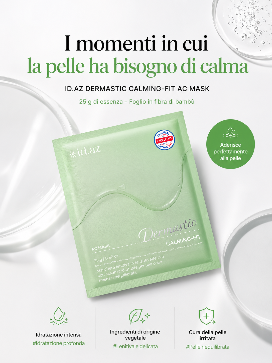 ID.AZ DERMASTIC CALMING-FIT AC MASKE (1 Stk.)