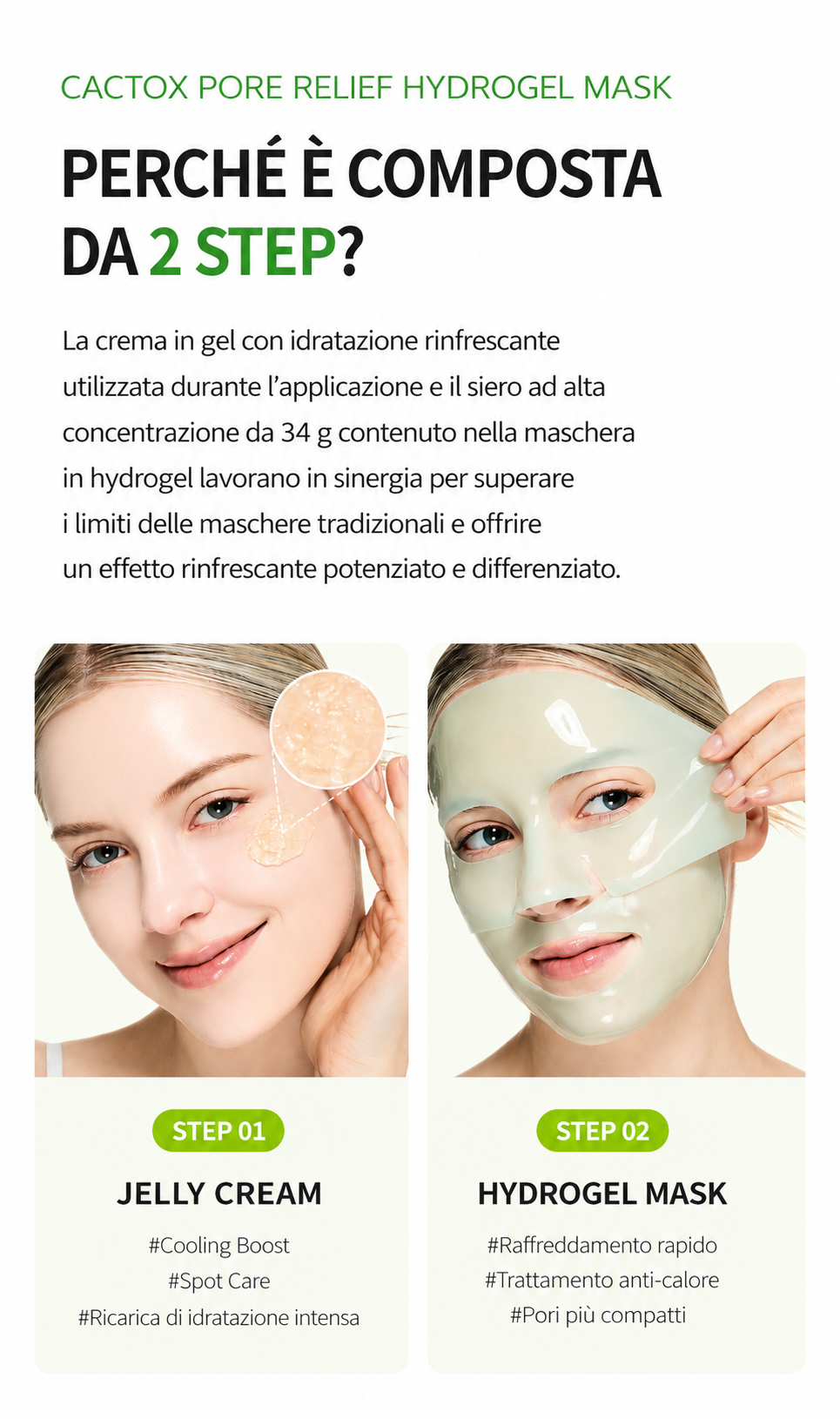 Dr.Melaxin Cactox Poren-Relief Jelly Cream Hydrogel Maske