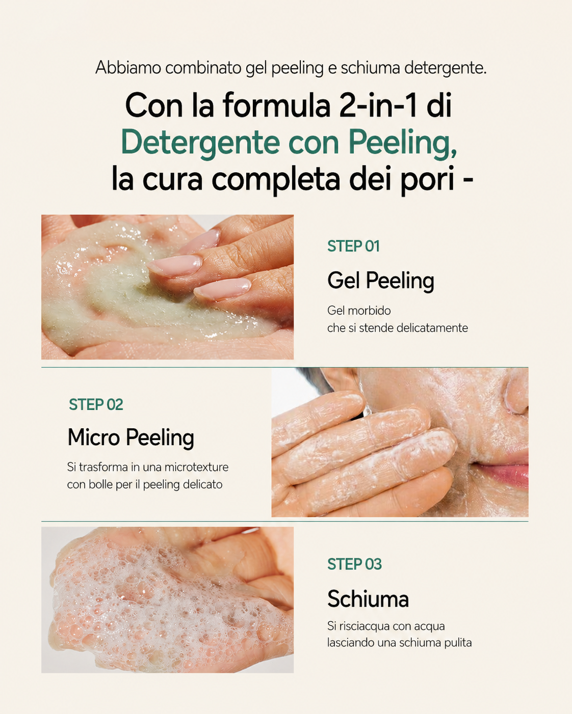 shaishaishai GRÜNE PAPAYA Peelingreiniger für Körper &amp; Gesicht