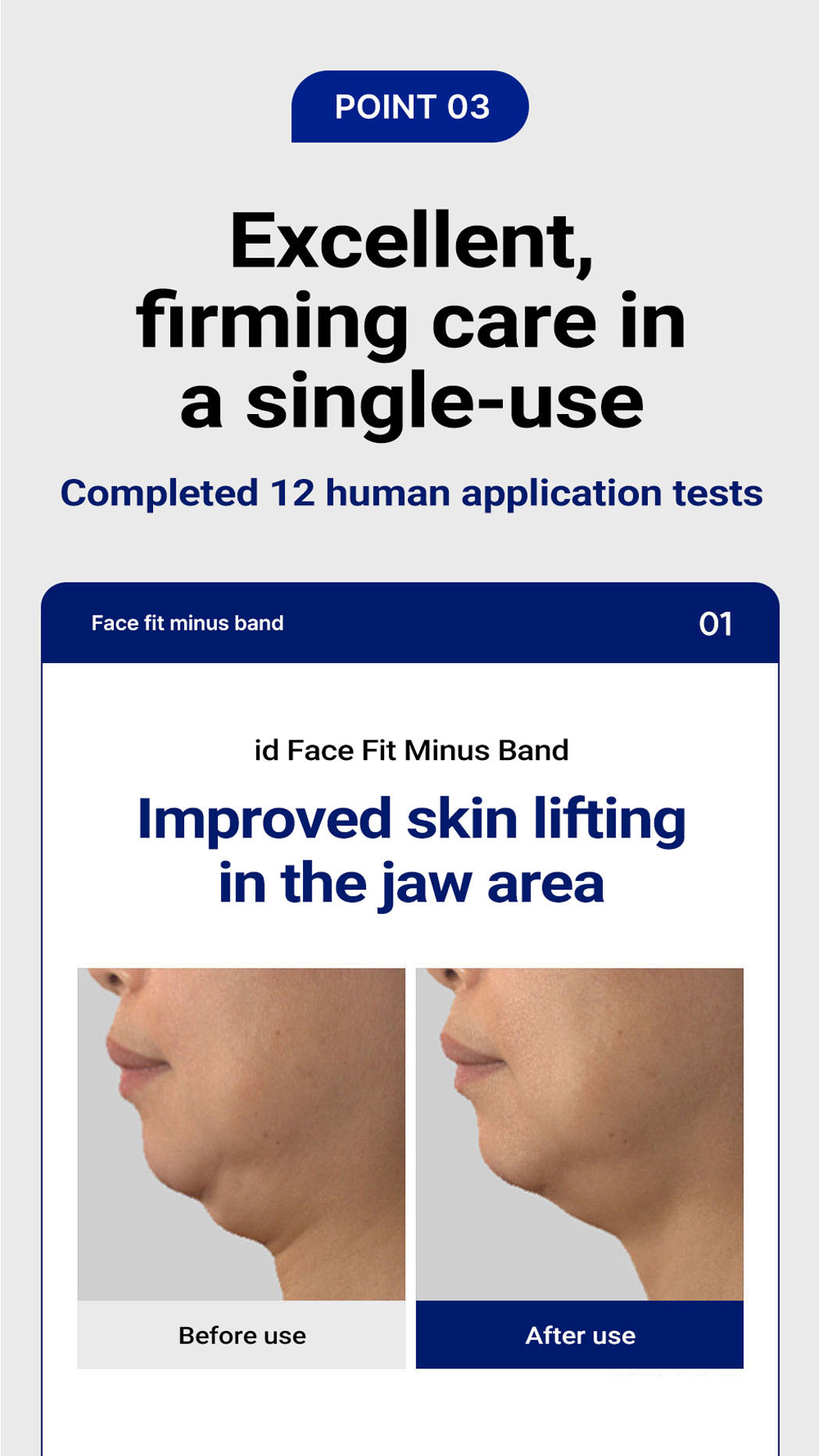 idPLACOSMETICS FACE FIT MINUS BAND V3 (4 pieces)
