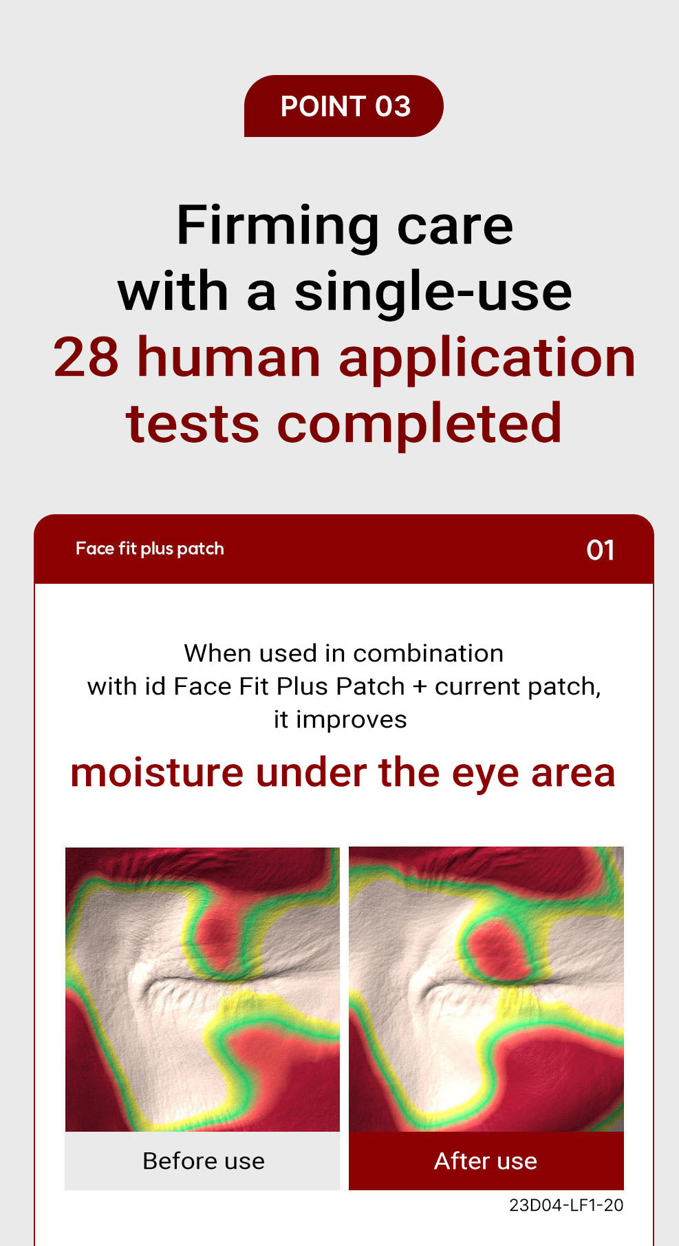 idPLACOSMETICS FACE FIT PLUS PATCH V3 (4 Stück)