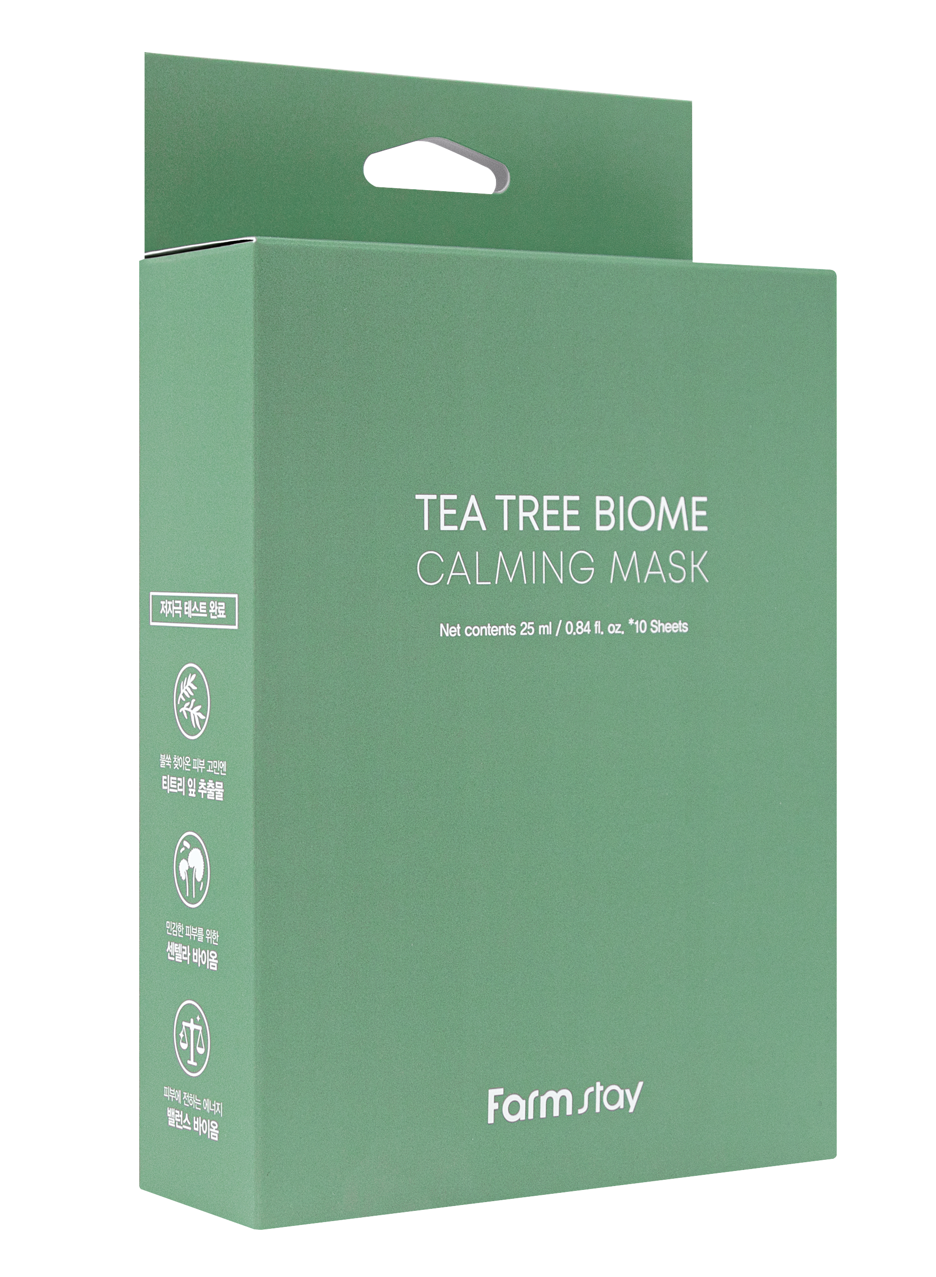FARMSTAY TEA TRUE BIOME BERUHIGENDE MASKE (10 Stück)
