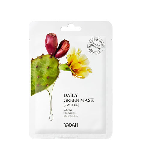 YADAH DAILY GREEN MASK-CACTUS 1 STK